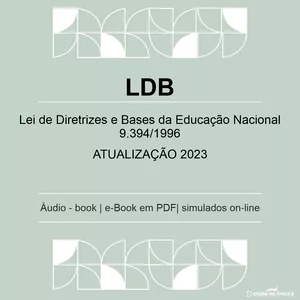 Imagem de capa para o Ebook A Lei de Diretrizes e Bases da Educação Nacional (LDB) - Atualizada 2023 