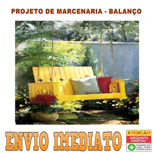 Imagem de capa para o Ebook Projeto de Marcenaria Balanço Caseiro - Envio Imediato