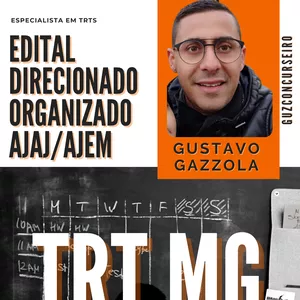 Imagem de capa para o Ebook EDO TRT MG para AJAJ e AJEM (Analista Judiciário e Oficial de Justiça)