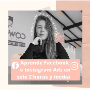 Imagen de portada para Curso online Aprende Facebook e Instagram Ads en solo 2 horas y media 