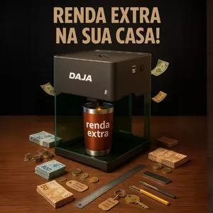 Imagem de capa para o Curso online Renda Extra em casa com a Gravadora Laser Daja DJ6