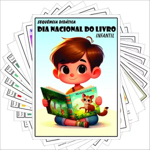 Imagem de capa para o Ebook KIT DE ATIVIDADES E PAINEL do Dia Nacional do Livro Infantil