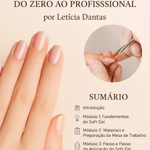 Imagem de capa para o Ebook Soft gel do zero ao profissional 