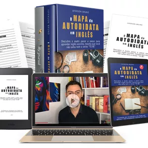 Imagem de capa para o Curso online Livro em PDF + Treinamento Online: O Mapa do Autodidata em inglês