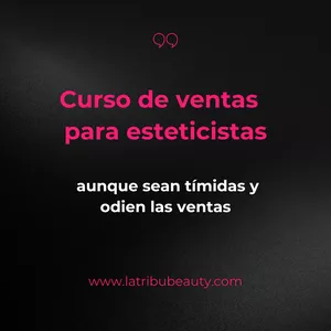 Imagen de portada para Curso online Curso de ventas para esteticistas
