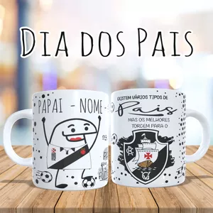 Imagem de capa para o Curso online Arte digital - Caneca Flork ''Pai que ama futebol'' VASCO - DIA DOS PAIS - 