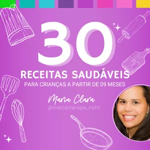 Imagem de capa para o Curso online 30 Receitas para Introdução Alimentar 