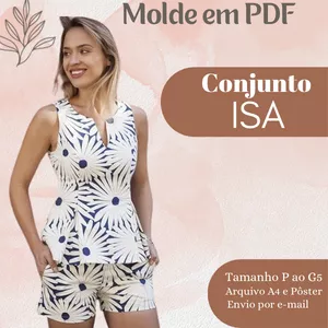 Imagem de capa para o Ebook MOLDE EM PDF CONJUNTO ISA 