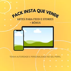 Imagem de capa para o Curso online PACK INSTA QUE VENDE - CANVA