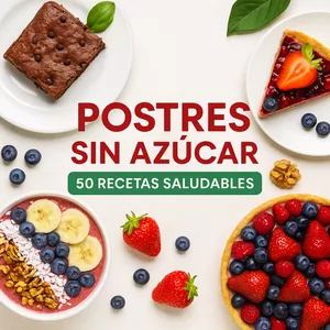 Imagen de portada para Ebook Postres sin azúcar – 50 recetas