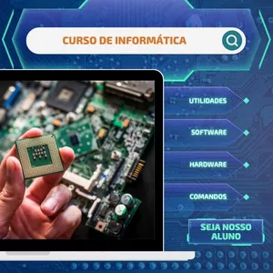 Imagem de capa para o Curso online Curso de Informática Básica ao Avançado com Certificado