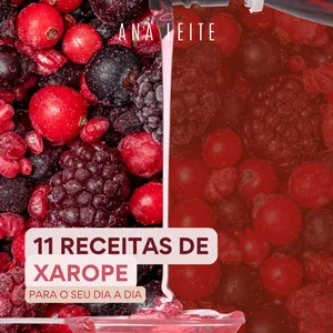 Imagem de capa para o Ebook 11 Receitas de Xarope para o seu dia a dia