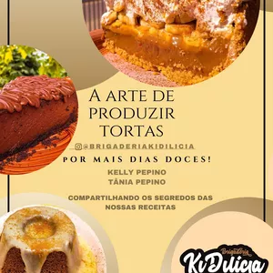 Imagem de capa para o Ebook A arte de produzir tortas ( Brigaderia Ki Dilícia )
