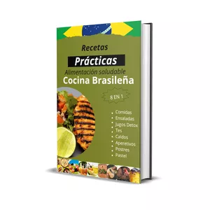 Imagen de portada para Ebook  Recetas Prácticas y Saludables Cocina Brasilenã