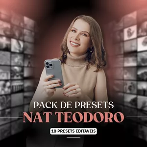 Imagem de capa para o Curso online Pack Presets Nat Teodoro