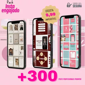 Imagem de capa para o Curso online Templates Insta Engajado