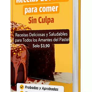 Imagen de portada para Ebook Recetas de Pastel Sin Culpa