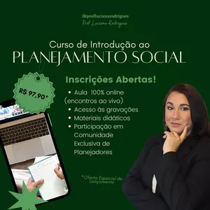 Imagem de capa para o Curso online Curso de Introdução ao Planejamento Social