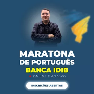 Imagem de capa para o Curso online Maratona de Português - BANCA IDIB - ONLINE E AO VIVO
