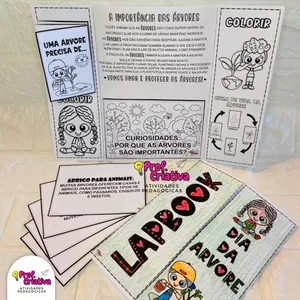 Imagem de capa para o Ebook LAPBOOK DIA DA ÁRVORE - 💡PROF CRIATIVA
