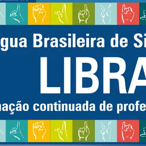 Imagem de capa para o Ebook Língua de Libras para Professores