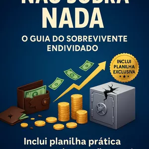 Imagem de capa para o Ebook Não Sobra Nada – O Guia do Sobrevivente Endividado