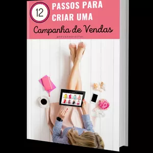 Imagem de capa para o Ebook E-book - 12 Passos para Criar uma Campanha de Vendas