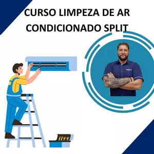 Imagem de capa para o Curso online Curso Limpeza de Ar Condicionado Split 