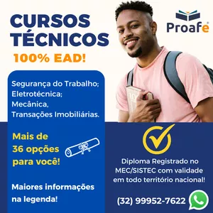 Imagem de Curso Técnico 100% EaD em 6 meses criado por Proafe na hotmart