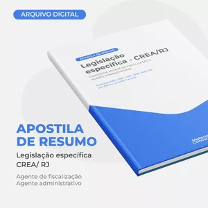 Imagem de capa para o Ebook Resumo - Legislação Específica CREA/RJ