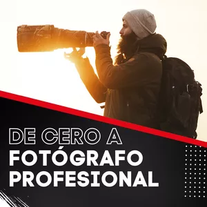 Imagen de portada para Curso online De Cero a Fotógrafo Profesional