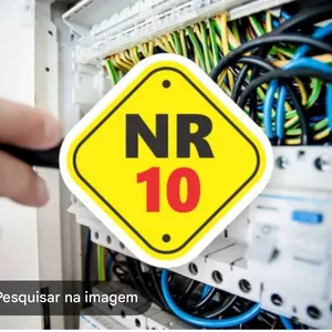 Imagem de capa para o Ebook NR 10 - Segurança em Instalação e serviço em Eletricidade