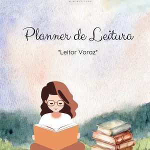 Imagem de capa para o Ebook Planner de Leitura Digital