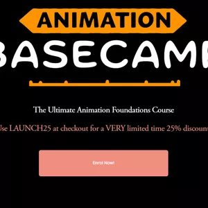Imagem de capa para o Curso online Animation Basecamp - Alex Grigg