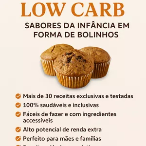Imagem de capa para o Ebook Muffins Low Carb