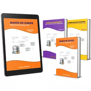 Imagem de capa para o Ebook EBOOK - Modelagem de dados e SQL + Cadernos de exercícios e Gabaritos