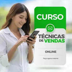 Imagem de capa para o Curso online Técnicas de Vendas