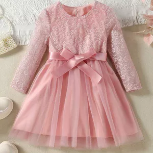 Imagem de capa para o Ebook Molde vestido infantil manga longa e renda 