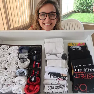 Imagem de capa para o Curso online Curso de Dobras de Roupas | Organiza Dafne