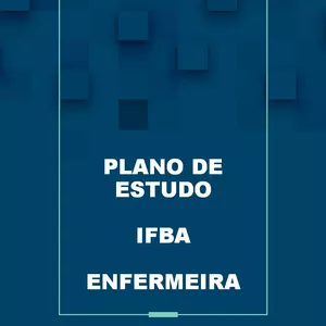 Imagem de capa para o Ebook Plano de estudo concurso IFBA- Enfermeiro