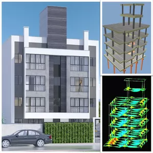 Imagem de capa para o Curso online Curso de Projeto Estrutural em Software BIM (Eberick) - 2.0