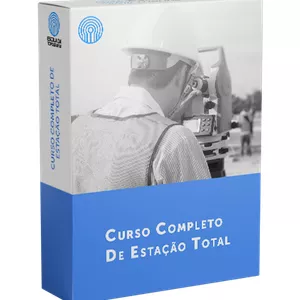 Imagem de capa para o Curso online Curso Completo De Estação Total