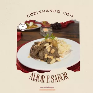 Imagem de capa para o Ebook Ebook Cozinhando com Amor e Sabor