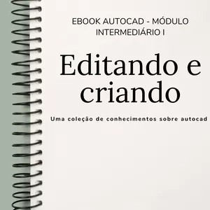 Imagem de capa para o Ebook  EBOOK AUTOCAD INTERMEDIÁRIO I