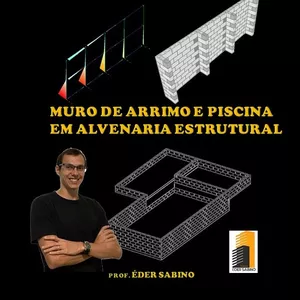 Imagem de capa para o Curso online MURO DE ARRIMO (e piscinas) EM ALVENARIA ESTRUTURAL