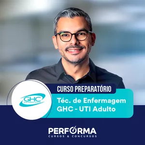 Imagem de capa para o Curso online CONCURSO GHC - TEC. ENF. UTI ADULTO
