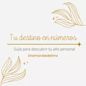 Imagen de portada para Ebook Tu destino en números: Guía para descubrir tu año personal