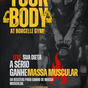 Imagem de capa para o Ebook Ganhando massa magra em 7 dias