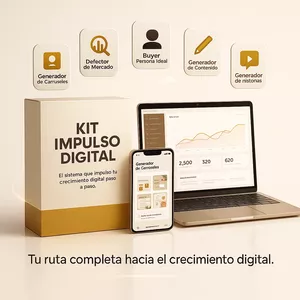 Imagen de portada para Curso online 🚀 𝗞𝗶𝘁 𝗜𝗺𝗽𝘂𝗹𝘀𝗼 𝗗𝗶𝗴𝗶𝘁𝗮𝗹 — 𝟱 𝗛𝗲𝗿𝗿𝗮𝗺𝗶𝗲𝗻𝘁𝗮𝘀 𝗰𝗼𝗻 𝗜𝗔 𝗽𝗮𝗿𝗮 𝗘𝗷𝗲𝗰𝘂𝘁𝗮𝗿 𝘆 𝗩𝗲𝗻𝗱𝗲𝗿