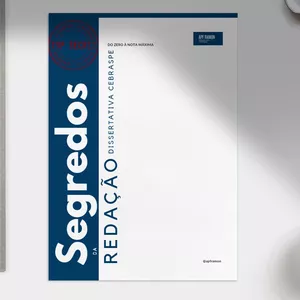 Imagem de capa para o Ebook Segredos da Redação dissertativa CEBRASPE - do zero à nota máxima